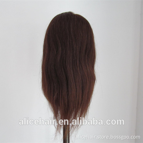 Cheap price 100% human hair training head for hairdressers